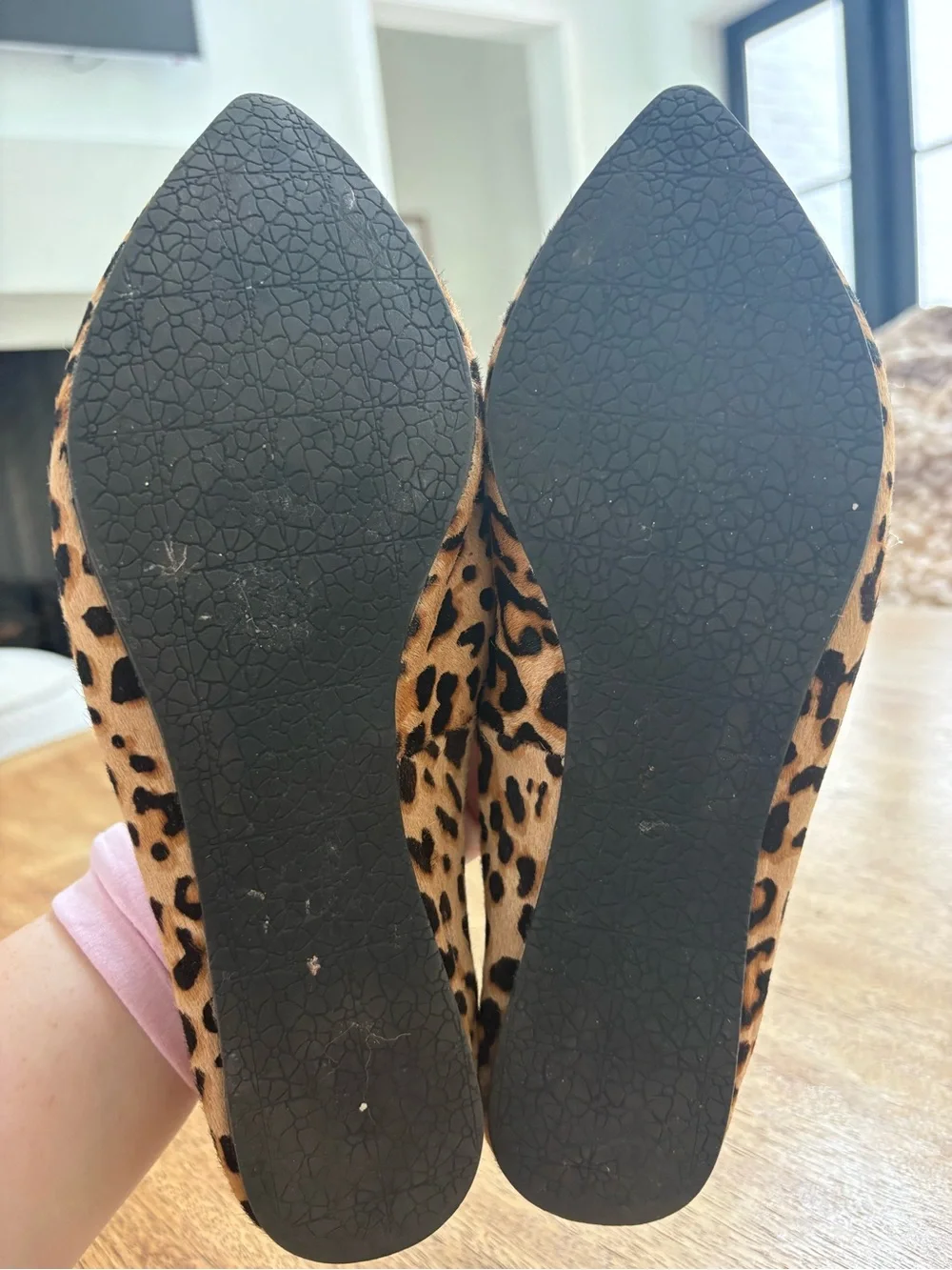 Steve Madden Leopard-Print Pointed Toe Loafers in Tan and Black